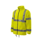 Kép 2/3 - RIMECK HV FLEECE JACKET JÓL LÁTHATÓSÁGI POLÁR PULÓVER FLUORESZKÁLÓ SÁRGA