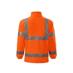Kép 3/3 - RIMECK HV FLEECE JACKET JÓL LÁTHATÓSÁGI POLÁR PULÓVER FLUORESZKÁLÓ NARANCS