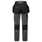 Kép 2/2 - Portwest EV4 holster nadrág (levehető holster zsebbel) metál szürke
