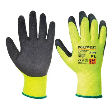 PORTWEST A140 THERMO KESZTYŰ LÁTHATÓSÁGI SÁRGA 