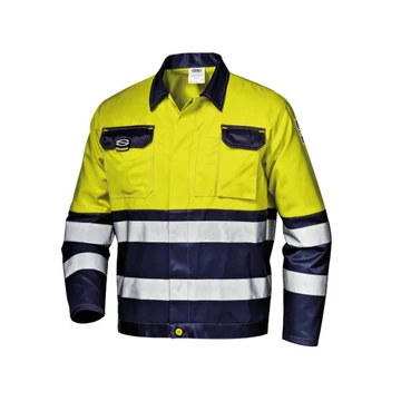 SIR SAFETY SYSTEM MISTRAL JÓL LÁTHATÓSÁGI DZSEKI SÁRGA-KÉK 