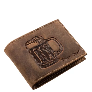 GREENDEED BŐR PÉNZTÁRCA BARNA BEER