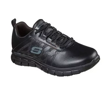 SKECHERS RELAXED FIX SURE TRAK-ERATH FEKETE NŐI MUNKAVÉDELMI CIPŐ