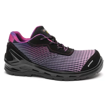 BASE Arya munkavédelmi cipő S1P SRC fekete/fukszia
