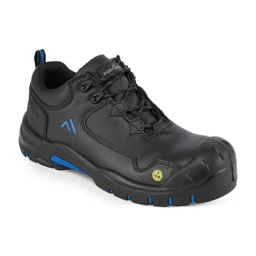 Portwest Apex munkavédelmi félcipő ESD S3S HRO SR SC FO fekete/kék