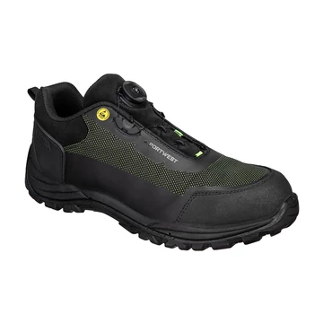 Portwest FX2 Girder Composite Low Shoe S3S SR FO ESD munkavédelmi cipő zöld