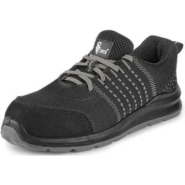 CXS TEXLINE RAVA O1 TEXTIL FÉLCIPŐ FEKETE SZÜRKE