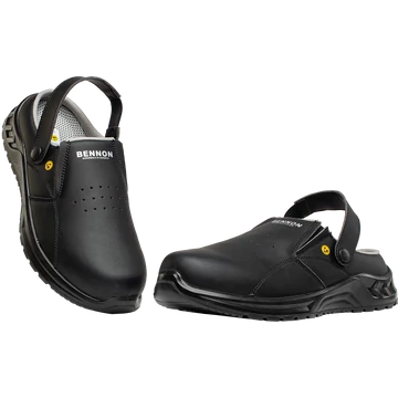 BENNON SLIPPER OB ESD KLUMPA FEKETE