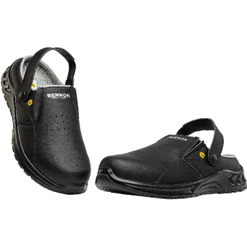 BENNON SLIPPER KLUMPA SB ESD FEKETE