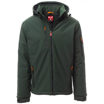 PAYPER CREEK PAD BÉLELT SOFTSHELL KABÁT ERDŐZÖLD-FEKETE