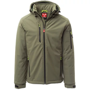 PAYPER CREEK PAD BÉLELT SOFTSHELL KABÁT KATONAI ZÖLD ZÖLD