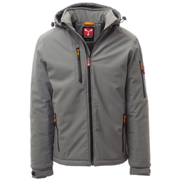 PAYPER CREEK PAD BÉLELT SOFTSHELL KABÁT SZÜRKE-FEKETE