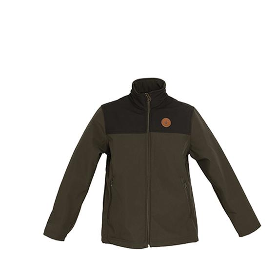 LEVENTE - INUIT SOFTSHELL DZSEKI ZÖLD-FEKETE 