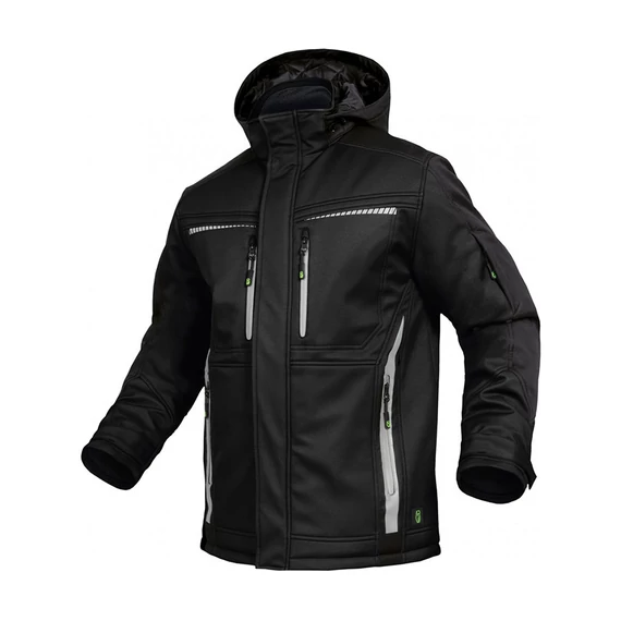 LEIB WACHTER TÉLI SOFTSHELL DZSEKI FEKETE 