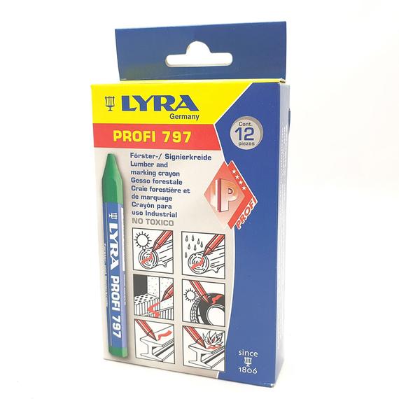 LYRA ERDÉSZETI JELÖLŐKRÉTA ZÖLD 1DB