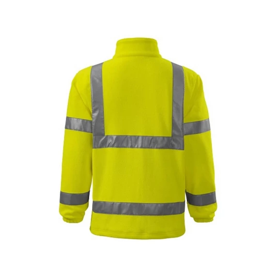 RIMECK HV FLEECE JACKET JÓL LÁTHATÓSÁGI POLÁR PULÓVER FLUORESZKÁLÓ SÁRGA