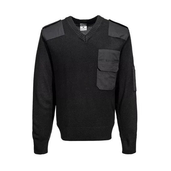 PORTWEST NATO PULÓVER FEKETE 