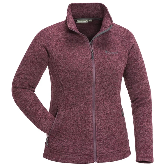 PINEWOOD GABRIELLA KÖTÖTT FLEECE PULÓVER SZILVA/MELÍROZOTT