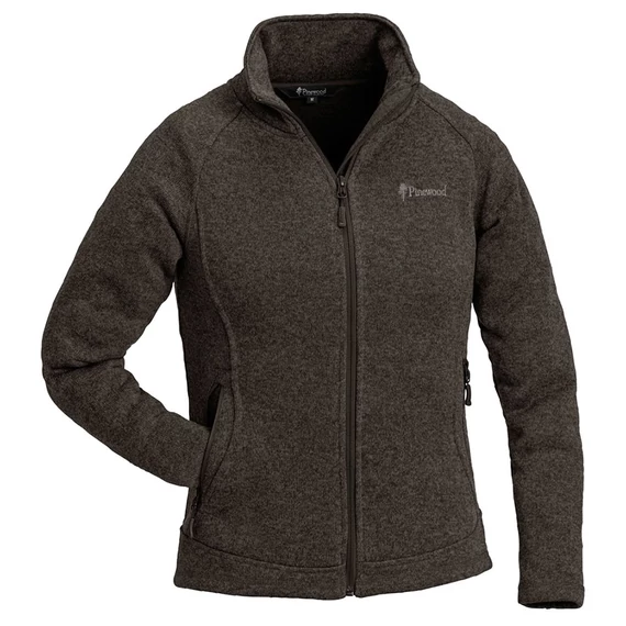 PINEWOOD GABRIELLA KÖTÖTT FLEECE PULÓVER OLAJZÖLD