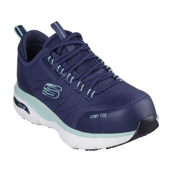 SKECHERS WORK ARCH FIT SR-EBINAL NŐI MUNKAVÉDELMI CIPŐ LILA-KÉK