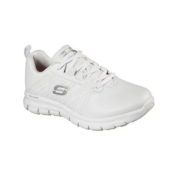 SKECHERS RELAXED FIX SURE TRAK-ERATH FEHÉR NŐI MUNKAVÉDELMI CIPŐ