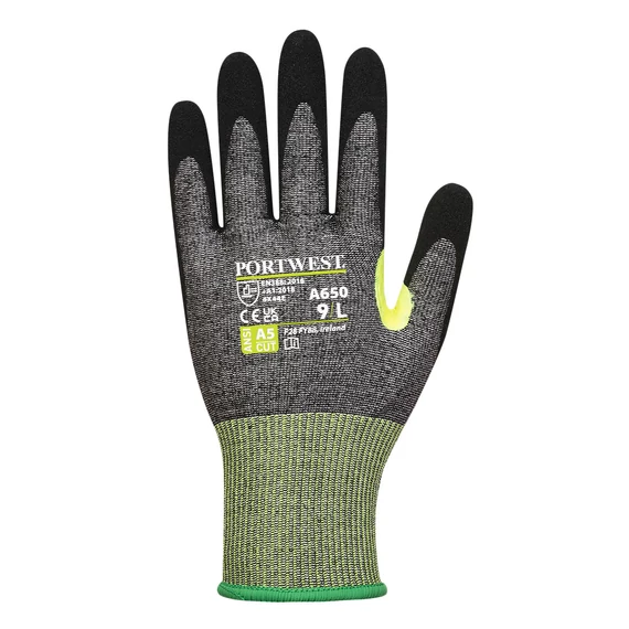Portwest VHR15 Nitrile Foam kesztyű szürke/fekete
