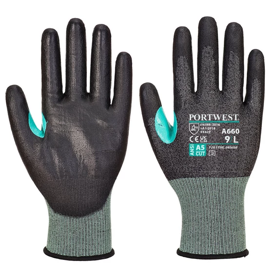 Portwest VHR18 PU Cut kesztyű fekete