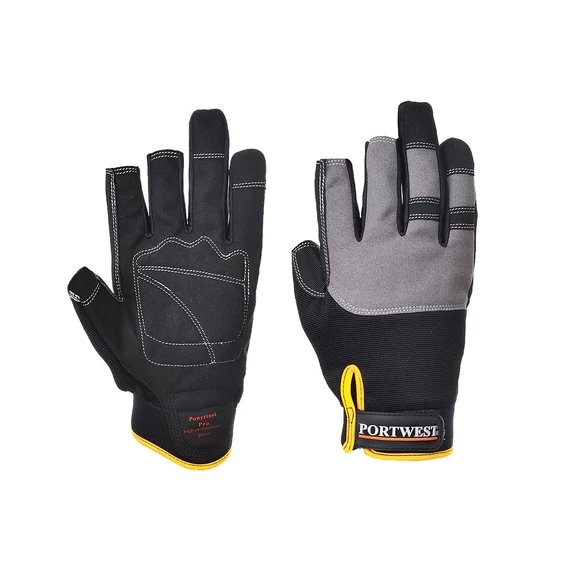 Portwest Powertool Pro, nagy teljesítményű kesztyű fekete