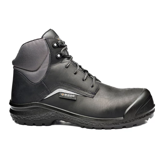 BASE Be-Grey Mid munkavédelmi bakancs S3 CI SRC fekete