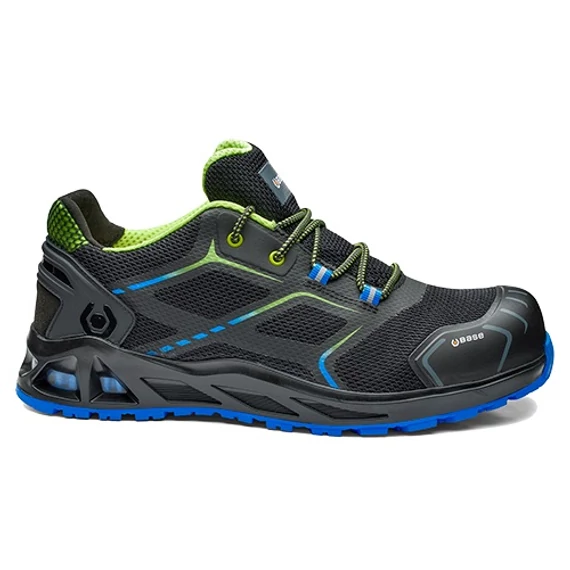 BASE K-Step/K-Speed/K-Move munkavédelmi cipő S1P HRO SRC fekete/kék