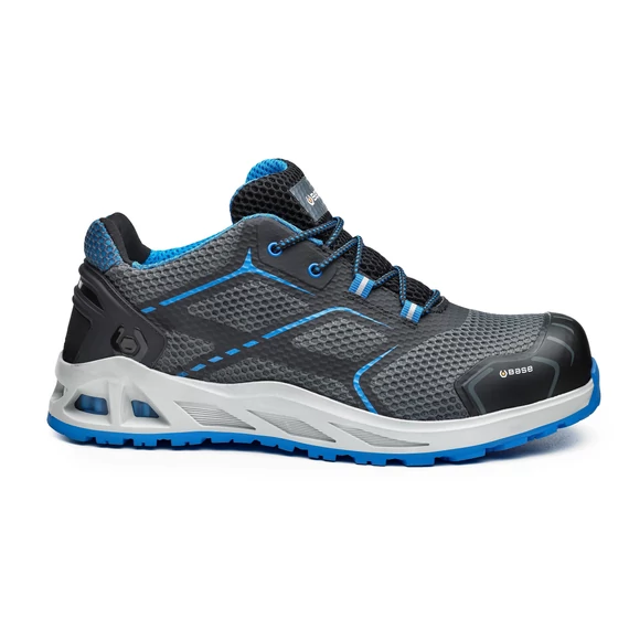 BASE K-Step/K-Speed/K-Move munkavédelmi cipő S1P HRO SRC szürke/fekete