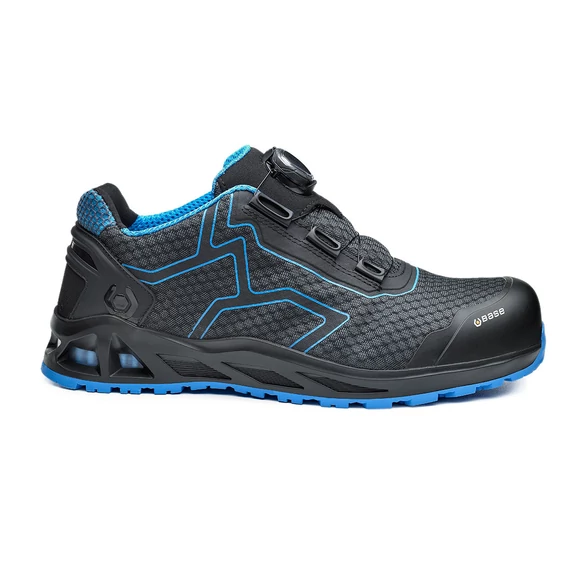 BASE K-Trek munkavédelmi cipő  S1P HRO SRC fekete/kék