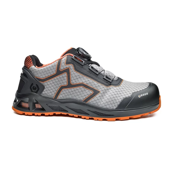 BASE K-Trek munkavédelmi cipő  S1P HRO SRC szürke/narancs