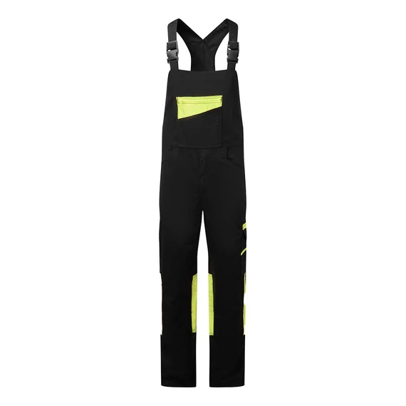 Portwest WX2 Eco Stretch kantáros nadrág fekete/sárga