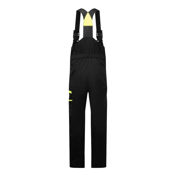 Portwest WX2 Eco Stretch kantáros nadrág fekete/sárga