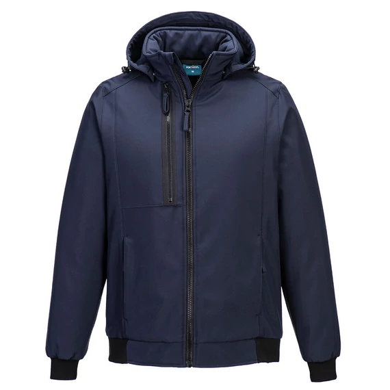 Portwest WX2 Eco bélelt softshell dzseki (2L) sötét tengerészkék