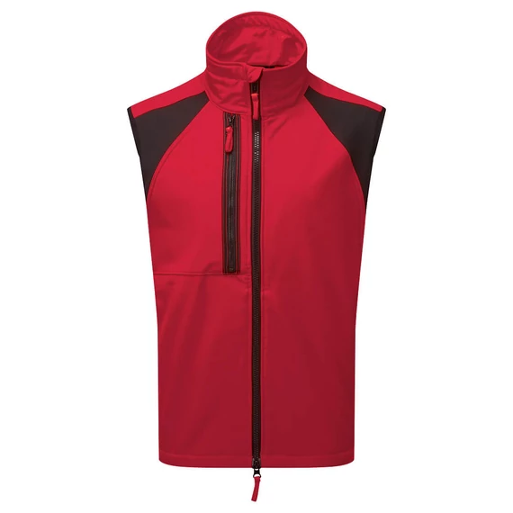 Portwest WX2 Softshell Gilet (2L) mellény mélypiros