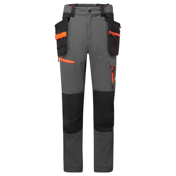 Portwest EV4 holster nadrág (levehető holster zsebbel) metál szürke