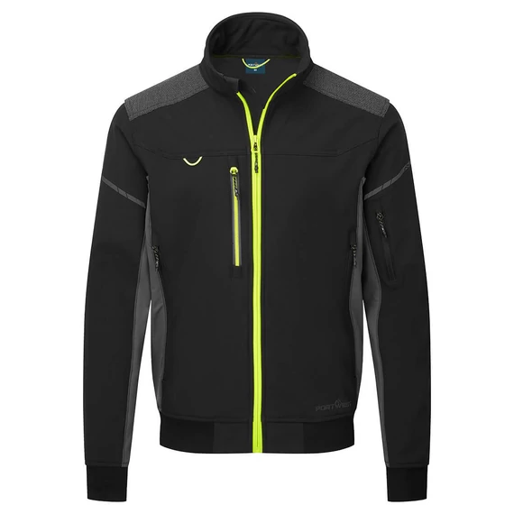 PORTWEST EV4 Softshell bomber dzseki (3L) fekete