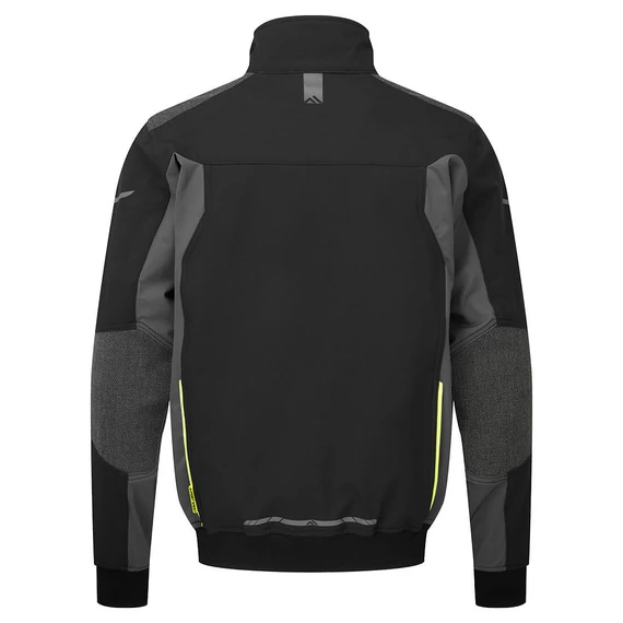 PORTWEST EV4 Softshell bomber dzseki (3L) fekete hosszított