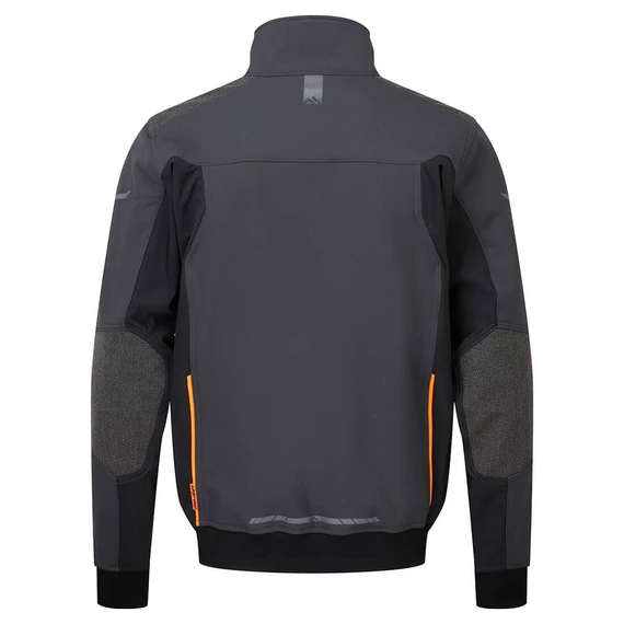PORTWEST EV4 Softshell bomber dzseki (3L) metál szürke