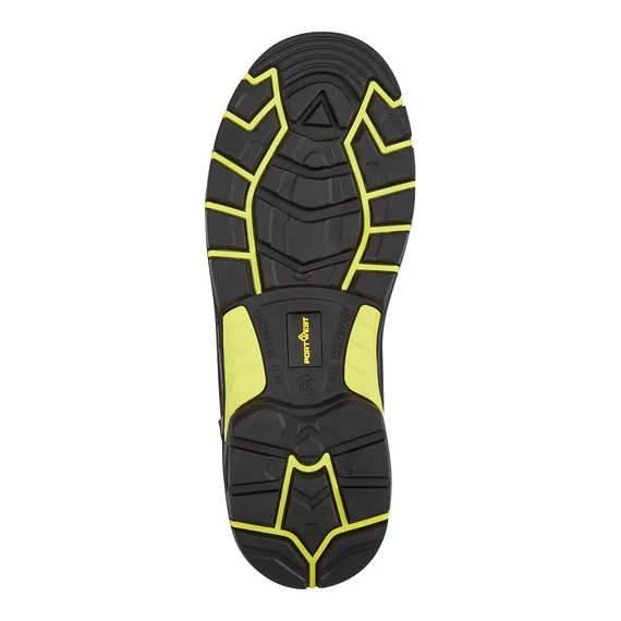 Portwest Apex ESD munkavédelmi bakancs S3S HRO SR SC FO fekete/sárga
