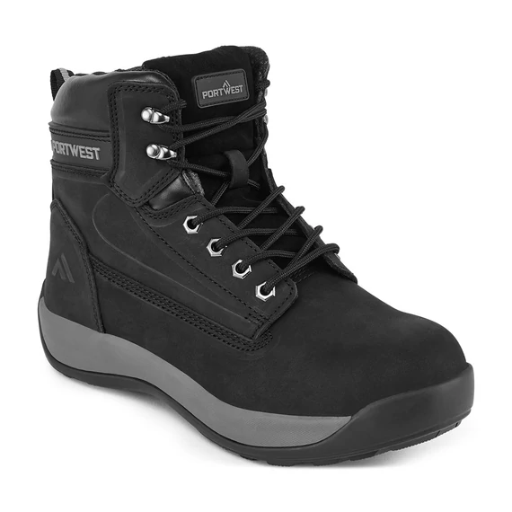 Portwest Steelite Constructo Nubuck védőbakancs, S3 HRO fekete