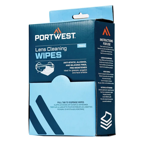 Portwest Szemüvegtisztitó kendő fehér