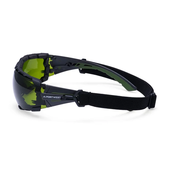 Portwest Tech Look Pro védőszemüveg zöld