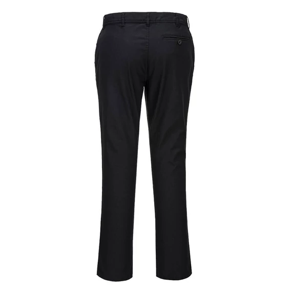 Portwest Women's Slim Fit Chino Pants fekete