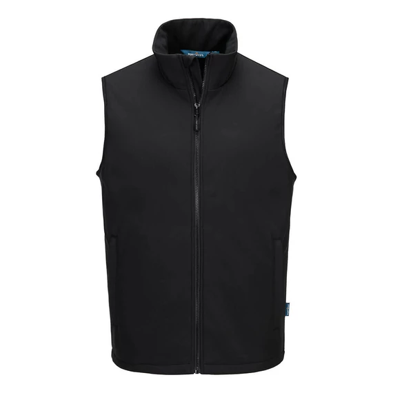 Portwest Fűthető softshell mellény fekete