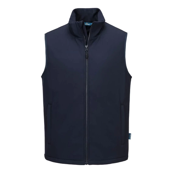 Portwest Fűthető softshell mellény tengerészkék