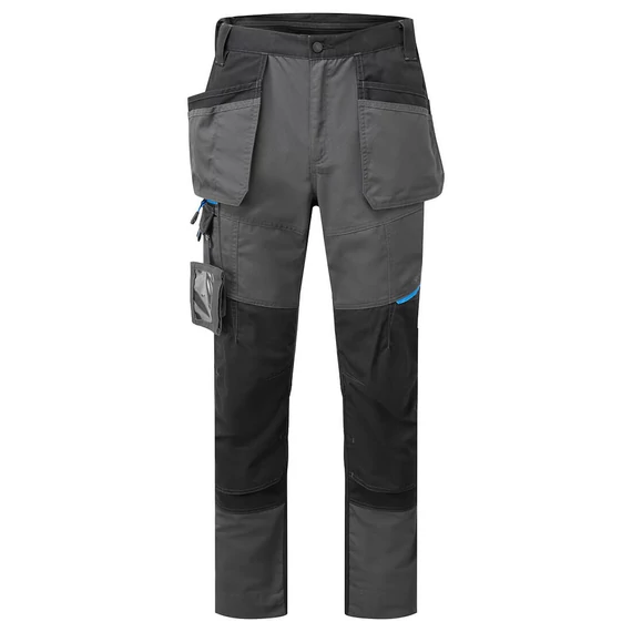 Portwest WX3 Slim Fit munkanadrág metál szürke