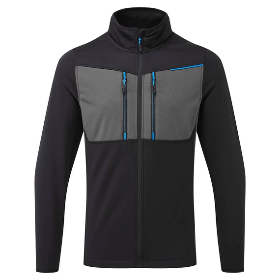 Portwest WX3 Full Zip Tech Fleece fekete